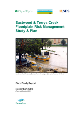 Eastwood & Terrys Creek Floodplain Risk Management Study & Plan