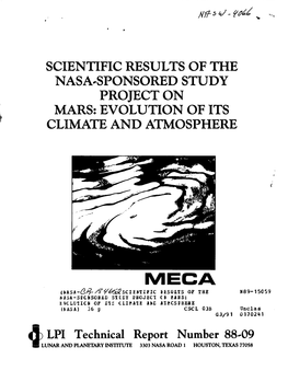 PROJECT on MARS: EVQLUTION of ITS CLIMATE and Athaosphere