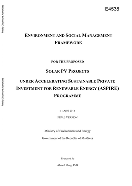 Solar Pv Projects Under Accelerating Sustainable