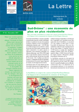 Sud-Drôme* : Une Économie De