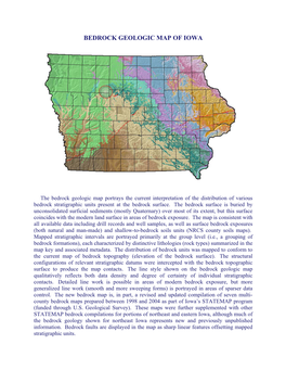 OFM-2010-1: Legend for Bedrock Geologic Map of Iowa