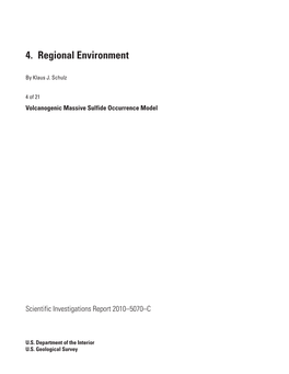 4. Regional Environment