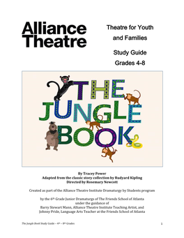 Theatre for Youth and Families Study Guide Grades