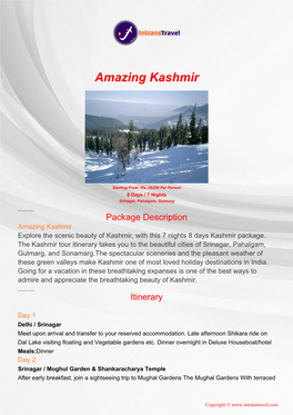 Amazing Kashmir