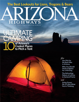 CAMPING of Arizona’S Coolest Places 10 to Pitch a Tent