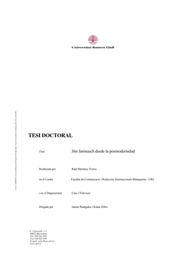 Tesi Doctoral