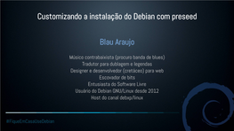 Customizando a Instalação Do Debian Com Preseed