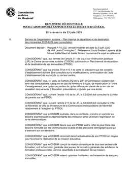 Service Du Secrétariat Général Pour Procéder Aux Vérifications Nécessaires Pour Obtenir L’Autorisation Concernant La Dénomination De Cet Établissement;