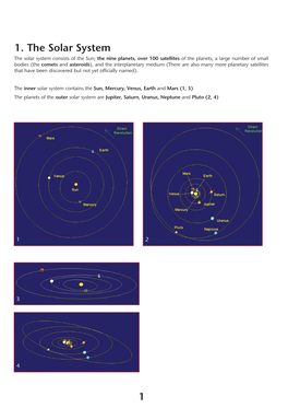 1 1. the Solar System