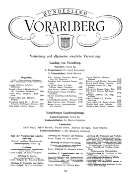 Bundesland Vorarlberg