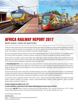 Africa Railway Report 2017.Qxp