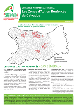 Les Zones D'action Renforcée Du Calvados