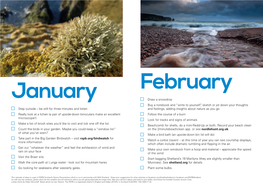 RSPB Scotland's Nature Prescriptions Calendar