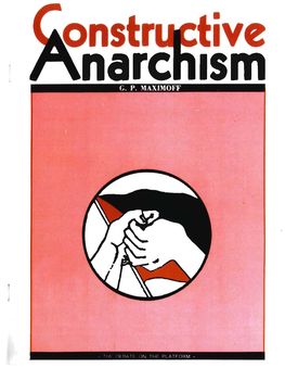 Constructive Anarchism G