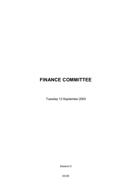 Finance Committee