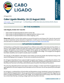 Cabo Ligado Weekly