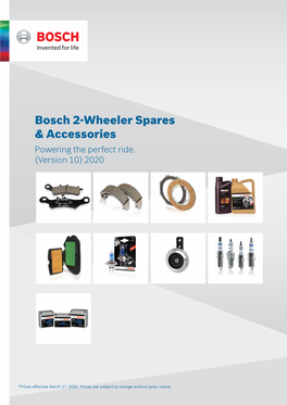 Bosch 2-Wheeler Spares & Accessories