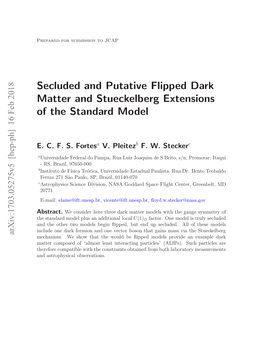 Secluded and Putative Flipped Dark Matter and Stueckelberg