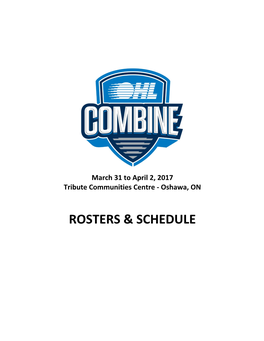 Rosters & Schedule