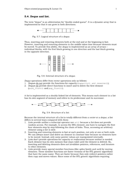 5.4. Deque and List