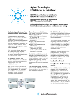 Agilent Technologies E2950 Series for Infiniband