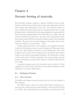 Chapter 2 Tectonic Setting of Australia