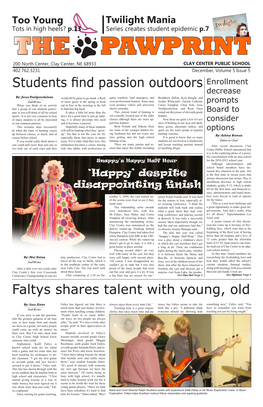 Faltys Shares Talent with Young, Old