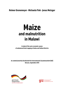 And Malnutrition in Malawi