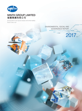 ENVIRONMENTAL, SOCIAL and GOVERNANCE REPORT 2017 Contents