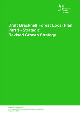 Draft Bracknell Forest Local Plan Part 1 - Strategic Revised Growth Strategy