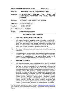 1200356Ful (Full Planning Application)