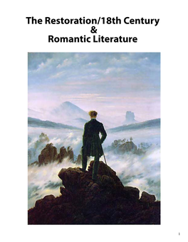 The Restoration/18Th Century & Romantic Literature