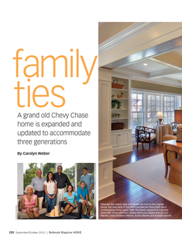 A Grand Old Chevy Chase Home Is Expanded and Updated to Accommodate Three Generations