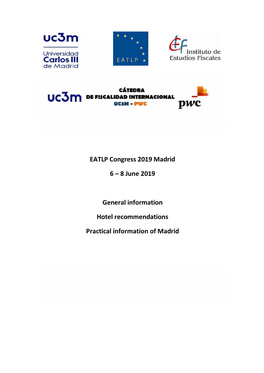 2. Practical Information of Madrid