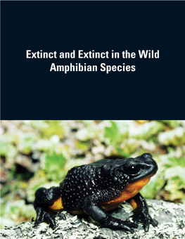 Extinct and Extinct in the Wild Amphibian Species 136 Threatened Amphibians of the World