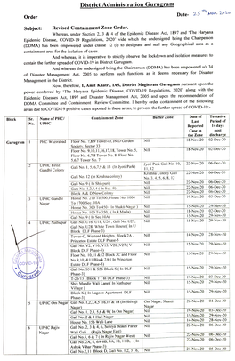 District Administration Gurugram Date- 25''Pov