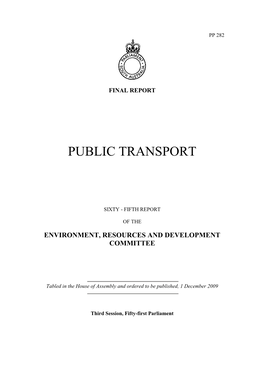 Final Report Public Transport