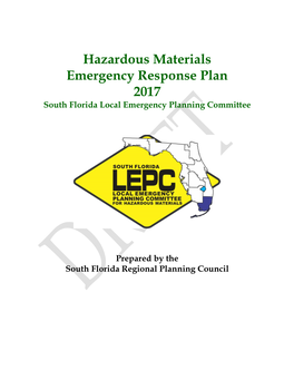 Hazardous Materials Emergency Response Plan 2017 South Florida Local Emergency Planning Committee