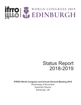 Status Report 2018-2019