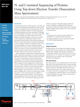 N- and C-Terminal Sequencing of Proteins Using Top-Down Electron Transfer Dissociation Mass Spectrometry