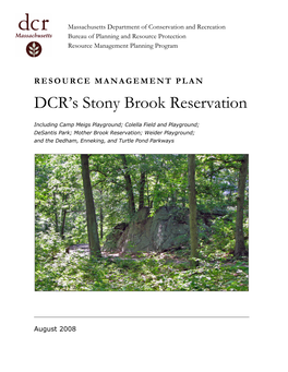 DCR's Stony Brook Reservation