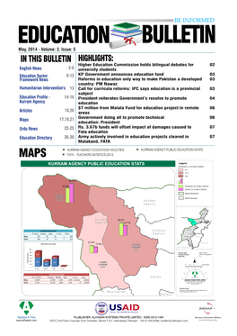 Updated Education Bulletin Volume 2 Issue 5.Pdf