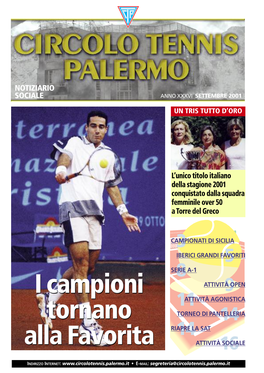 Giornalino Tennis SET.2001