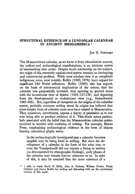 Structural Evidence of a Luni-Solar Calendar in Ancient Mesoamerica 1