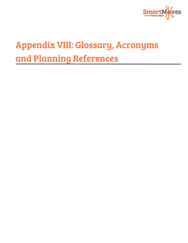 Appendix VIII. Glossary
