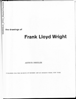 Frank Lloyd Wright