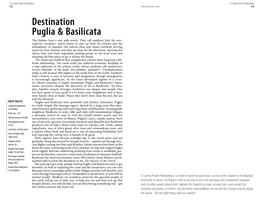 Destination Puglia & Basilicata