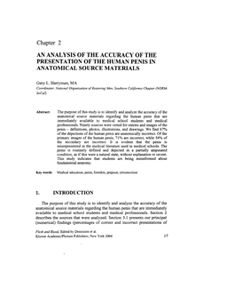 An Analysis of the Accuracy of the Presentation of the Human Penis in Anatomical Source Materials