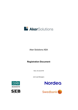 Aker Solutions ASA Registration Document