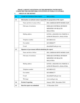 Malaysia Dr. Zarihah Binti Mohd Zain Disease Control